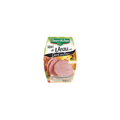 Fleury Michon Roti De Veau 2 Tranches 80G