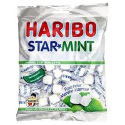 Haribo Bonbons Star Mint Menthe Intense : Le Sachet De 200G
