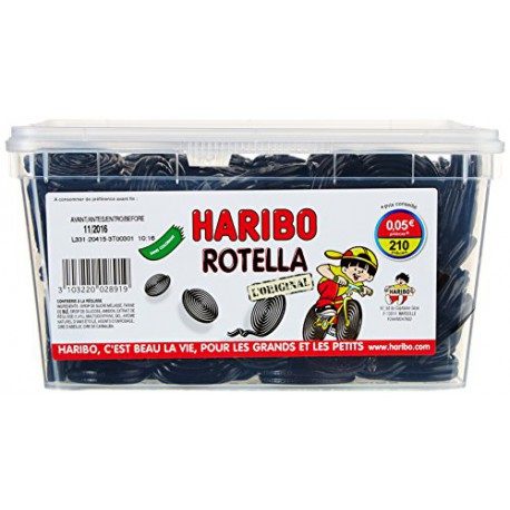 Haribo Bte 210 Rotella 0.05E