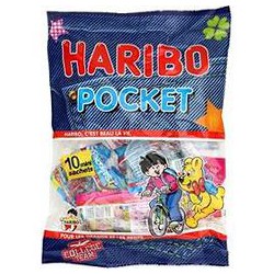 Haribo Bonbons Pocket : Le Sachet De 10 - 380 G