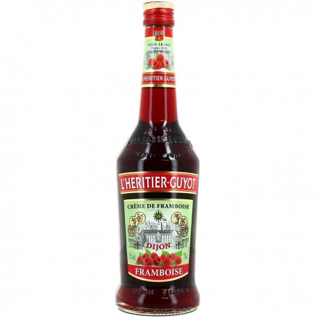 70Cl Bouteille Creme Framboise 15% Heritier G