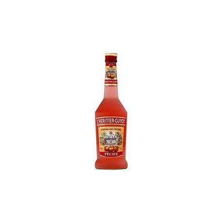 70Cl Bouteille Creme Peche 15%V Heritier Guyot