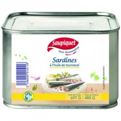 Furic Sardine Huile 4/4 697Gr