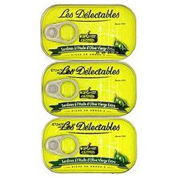 3X1/4 Sardine Huile D Olive Delectable