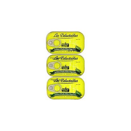 3X1/4 Sardine Huile D Olive Delectable