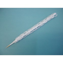 50 Hatelets Blanc Geant L : 27Cm