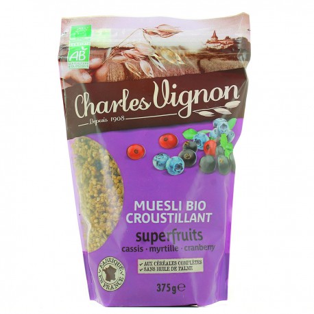 375G Muesli Croustillant Supfruits Favrichon Et Vignon