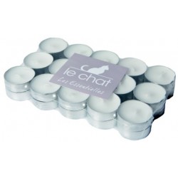 Pack 30 Bougies Chauffe Plats Godet Alu Le Chat