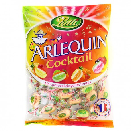 Arlequin cocktail - Bonbon Lutti - Bonbon acidulé - 100g