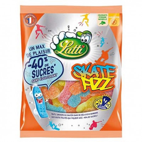 Lutti Skate Fizz-40%Sucre 130G