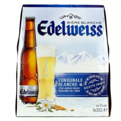 Pack 6X25Cl Biere Edelweiss Blanche