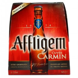 Abbaye D'Affligem Bière Aromatisée Aux Fruits Rouges : Le Pack De 6 Bouteilles De 25Cl