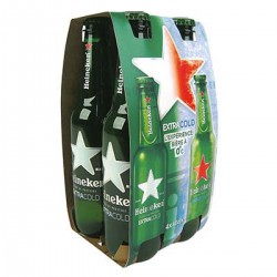Pack 4X40Cl Biere Extra Cold Heineken 5°
