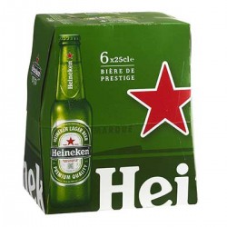 Pack 6X25Cl Heineken 5Ø