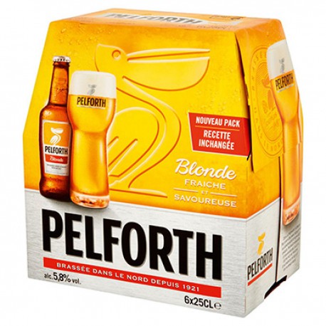 Pelforth Blonde Btl 6X25Cl