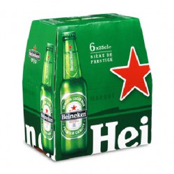 Heineken Bière De Prestige : Le Pack De 6 Bouteilles De 25Cl