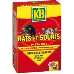 Rats Et Souris Pates 40 X 10 G