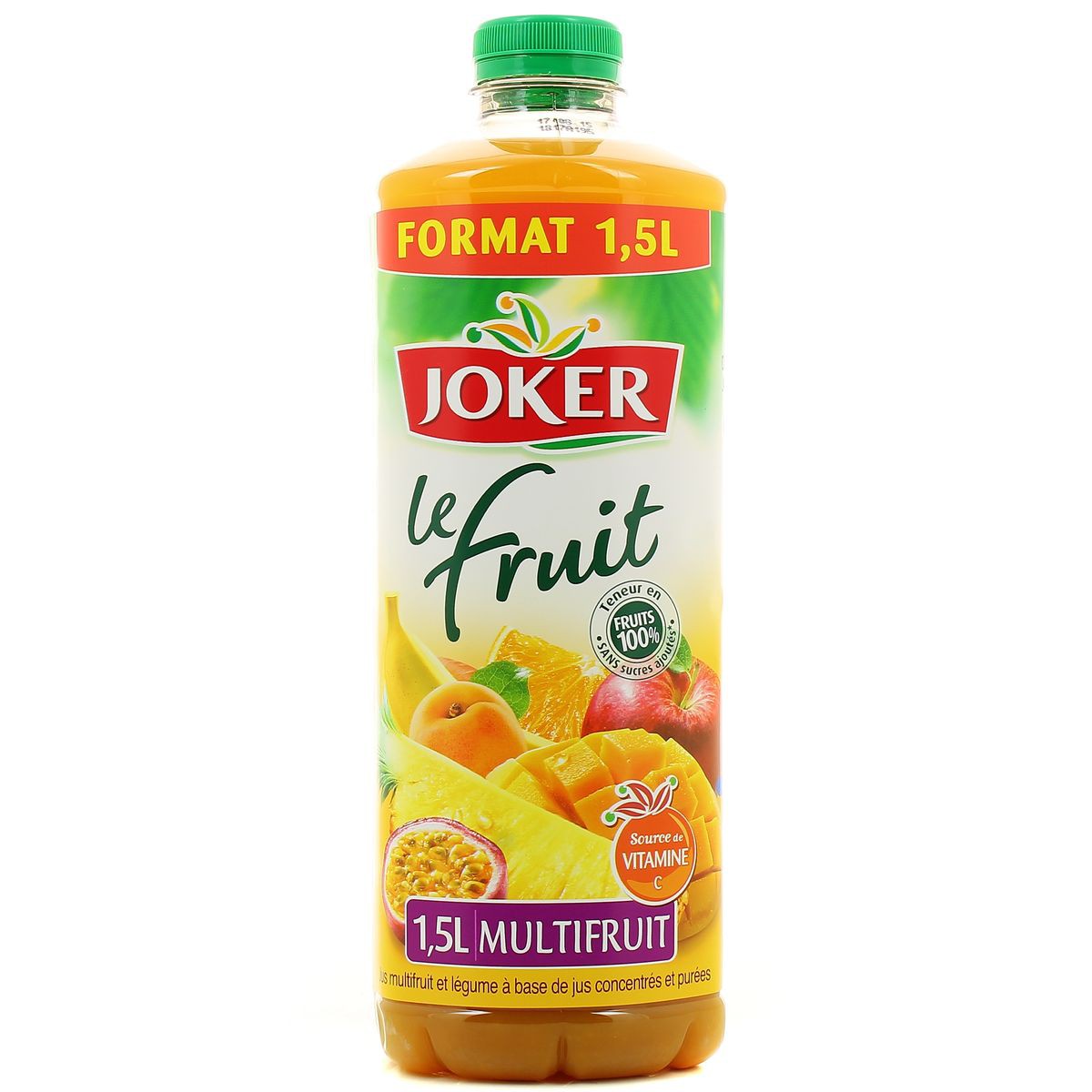 Jus multifruit sans sucres ajoutés JOKER : la brique de 2L à Prix Carrefour