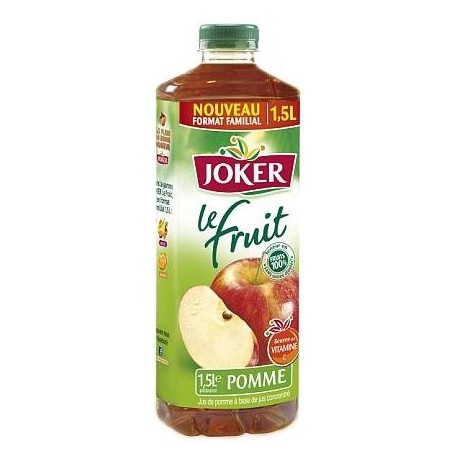 Bouteille Pet 1,5L Jus Pomme Ovaline Joker