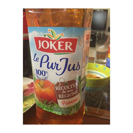 Brick 1L Pur Jus Pomme Recoltes Regions Joker