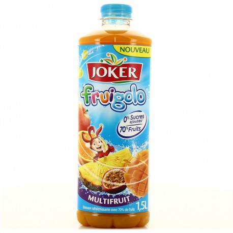 Bouteille Pet 1.5L Fruigolo Multifruit Joker