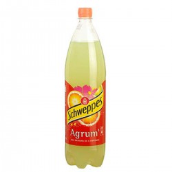 Schweppes Soda Aux Saveurs De 4 Agrumes : La Bouteille D'1,5L