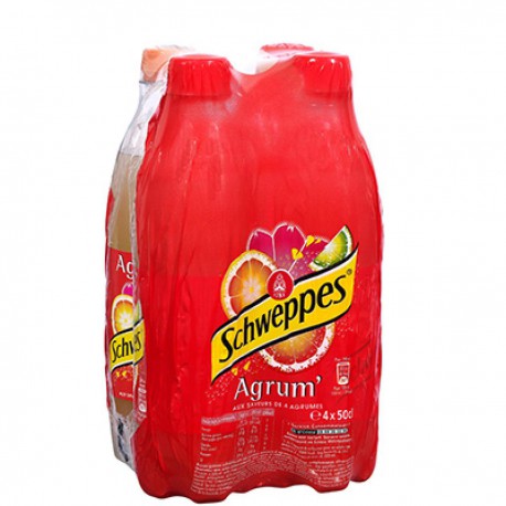 Schweppes Agrumes Bouteille Plastique 4X50Cl