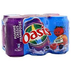 Pack Bte 6X33Cl Oasis Pomme/Cassis/Framboise