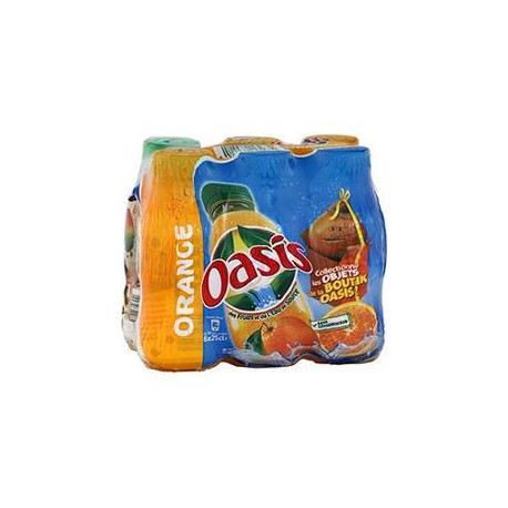 Pack Bouteille Pet 6X25Cl Oasis Orange