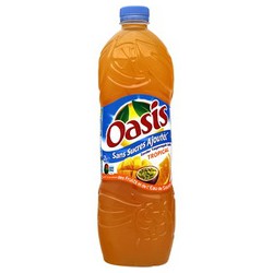 Oasis Boisson Tropical/Zero Sucres Ajoutés : La Bouteille De 2L