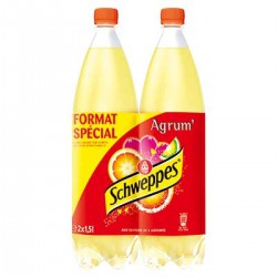 Lot 2 Schweppes Agrumes Pet 1L5 Format Special