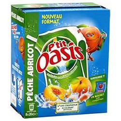 Pack 8X20Cl P Tit Oasis Peche/Abricot