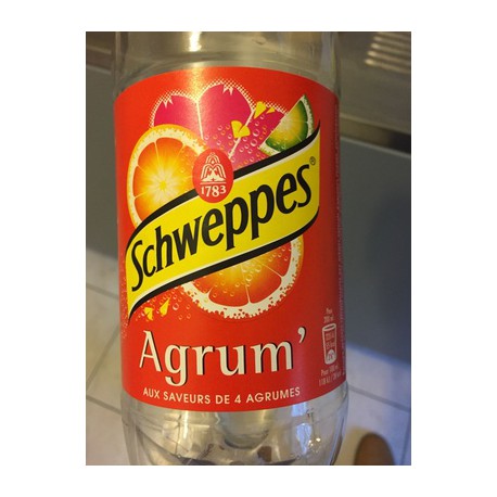Bouteille Pet 1L Agrumes Schweppes