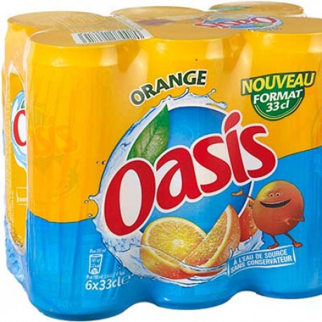 Oasis Orange Bte Slim 6X33Cl