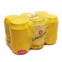 Schweppes Soda Indian Tonic : Le Pack De 6 Canettes De 33Cl