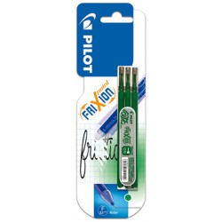 Pilot 3 Rech.Frixion Vert Fin