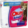 3 Rouleaux Essuie Tout Blanc Adaptateur Okay