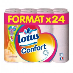 Lotus Papier Toilette Confort Extrait Lotus Aqua Tube : Les 24 Rouleaux