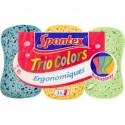 Spontex Eponges Trio Colors