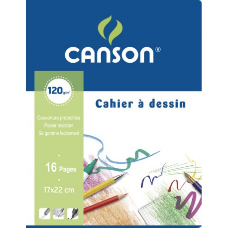 Canson Cah Dessin 16P 17X22