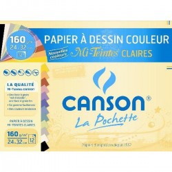 Canson 12F.Coul.Claire 24X32