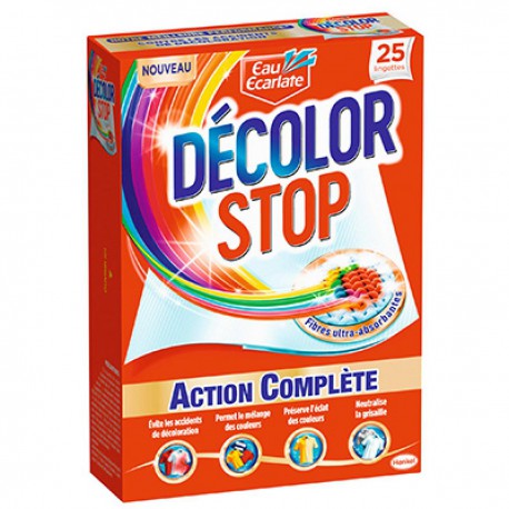 Eau Ecarlate Lingettes Decolor Stop Eau Ecarlate X25