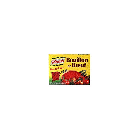 Knorr Bouillon Boeuf Etui De 15 Tablettes 150G