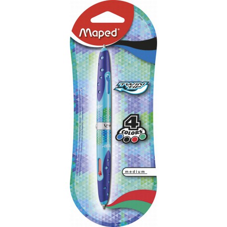 Maped S Bille 4Coul Twin Ass