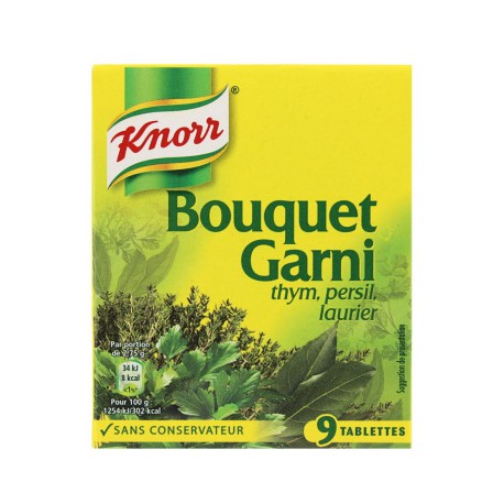 Knorr Bouquet Garni 9 Tablettes 99G