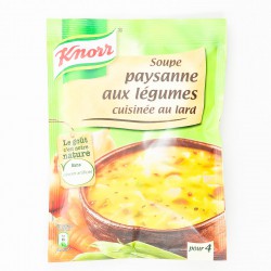 Knorr Soupe Paysanne Lég Cuisinés Déshy.Lard Knorr 4 Assiette 1L