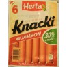 Herta Knacki Au Jambon 6P 210G