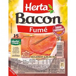 Herta Bacon Superposé Herta Barquette150G