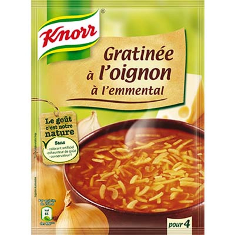 Soupe déshydratée à l'oignon