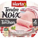 Herta Tendre Noix De Jambon Le Torchon 4 Tranches 160G